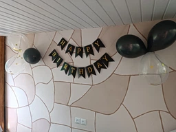 Воздушные шары "Happy Birthday black", набор - 13 шт., качественный материал фото от покупателей 3
