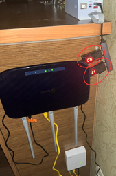 Кабель для роутера від USB 5V на DC 9V або 12V (перемикач) | "Wi-Fi без світла" від Повербанка (і для для інших пристроїв з живленням DC, 5.5x2.1mm / 3.5x1.35mm) | адаптер/перехідник фото від покупців 4