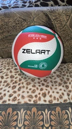 Волейбольний м'яч клеєний м'яч для волейболу ZELART PU №5 Червоно-зелений VB-9000 фото від покупців 2