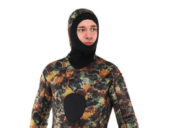 Повнолицева панорамна маска для плавання снорклінгу FREE BREATH ORIGINAL (L/XL) з кріпленням для екшн камери Бірюзова
