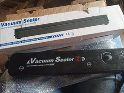 Вакуумний пакувальник для продуктів Vacuum F-packs Pro Вакууматор 90 Ватт Білий з Помаранчевим + 20 пакетів 25х17см фото від покупців 2