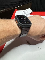 Ремінець Pitaka Carbon Fiber Watch Band Retro для Apple Watch 49/45/44mm Black/Grey (AWB2311)