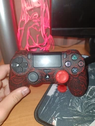 Захисний силіконовий чохол Blue Leaf для геймпаду Sony DualShock 4™ (PS4) + в подарунок накладки на стіки [425940093] фото від покупців 4