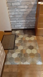 Скандинавський килимок сота 120см*78см КС-28