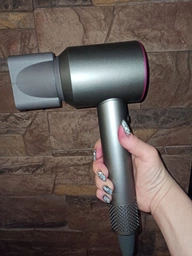Фен для волосся Leafless Hair Dryer професійний потужний фен 1 насадка 1600 Вт Macarun фото от покупателей 2
