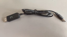 Кабель живлення USB - DC 5.5 x 2.1 мм c перетворювачем 5v - 12v для роутерів (1 м) фото від покупців 1