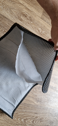 Килимок CAT MAT двошаровий для котячого лотка 40х60 см Сірий (011111) (5705003011111) фото від покупців 1