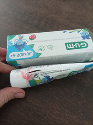 Зубная паста-гель GUM Junior Strawberry 50 мл (0070942304160)