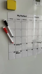 Магнитный Планер на месяц и неделю ⬩ My Perfect Month & Week ⬩ LifeFLUX ⬩ А3 ⬩ черно-белый