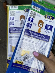 Набір обкладинок для підручників ZiBi KIDS Line 9 клас 250 мкм 9 шт. (ZB.4769)