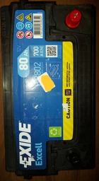 Автомобильный аккумулятор Exide Excell 6СТ-80 Н (EB802) 80 Ач (-/+) Euro 700 А (EB802) фото от покупателей 3