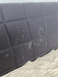 Чохол на узголів'є ліжка 160 см бежевий фото від покупців 8