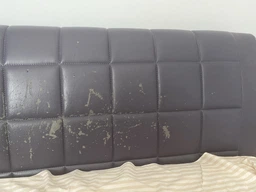 Чохол на узголів'є ліжка 160 см бежевий фото від покупців 7