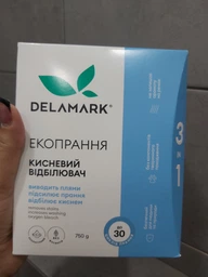 Усилитель стирки кислородный отбеливатель Delamark 750 г (4820152330321) фото от покупателей 5