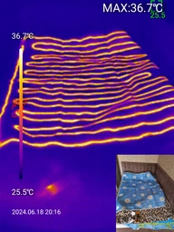 Электропростынь двуспальная 140х160, однозонная, Home Textile Comfort, 9 режимов подогрева+Таймер автоотключения, Турция, голубая, арт.140140 фото от покупателей 15