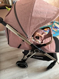 Коляска дитячої прогулянка EL CAMINO GALLANT ME 1071-1 Mauve Rose Рожевий
