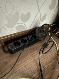 Сетевой фильтр-удлинитель RZTK Power Strip 5+3 USB-A White (PS-5A/W) 2 м фото от покупателей 5