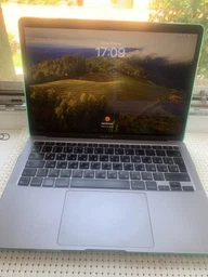 Захисний чохол-накладка Macbook Air 13.3" М1 (A1932/A2179/A2337)2019-2020р Рожево-Прозорий фото від покупців 8