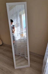 Зеркало напольное Фацет Insingl XS Белое 150*39 см. ISXSW фото от покупателей 3