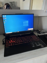Ноутбук ASUS TUF Gaming A15 FA507NU-LP131 (90NR0EB8-M00EK0) Jaeger Gray / 15.6" IPS Full HD 144 Гц / AMD Ryzen 5 7535HS / RAM 16 ГБ / SSD 1 ТБ / nVidia GeForce RTX 4050