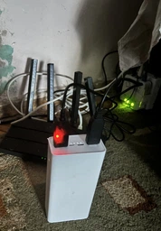 Кабель для роутера від повербанка з перетворювачем на 12V, DC 2.1x5.5mm, USB 5V-->12V адаптер, перехідник + USB світильник