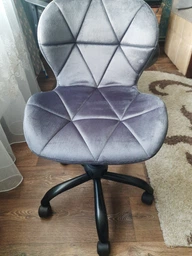 Офісне крісло GT Racer B-30 Velvet Dark Gray фото від покупців 13