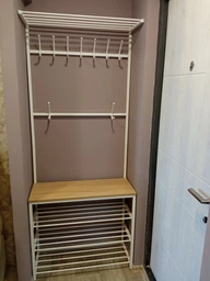Передпокій металевий CHC2 J4 LOFT Метакам 80х30х192 см Синій фото від покупців 1