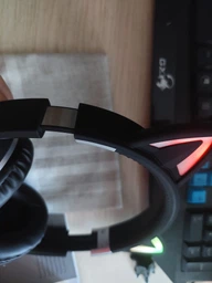 Бездротові навушники Onvyx BT612I з котячими вушками, RGB-підсвічуванням, Bluetooth 5.3, FM-радіо, MicroSD, AUX, складні Black фото від покупців 2