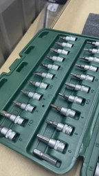 Набор насадок торцевых и бит Grad 1/4" 46 шт в кейсе (6004015)