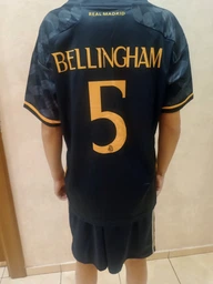 Форма футбольна дитяча Bellingham №5 Реал Мадрид (Real Madrid) 2024, 24 - 135-140 зростання