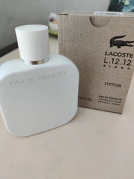 Тестер Туалетна вода для чоловіків Lacoste Eau de Lacoste L.12.12 Blanc 100 мл (737052413129) фото від покупців 4