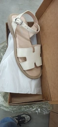Женские сандалии кожаные PARADIZE SHOES ARM-5-16 38 Бежевые (ROZ6501033512)