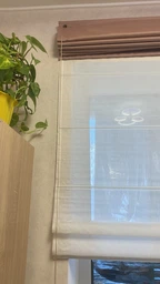 Римские шторы DECOLIV День-Ночь Тюль/Блэкаут Перфект светло-серый 130*170 см фото от покупателей 3