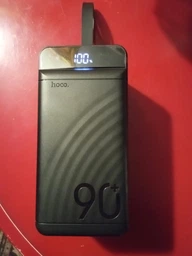 Зовнішній портативний акумулятор Павербанк HOCO J123C Element 60000mAh 22.5W 3USB/Type-C/Lightning зі швидкою зарядкою QC3.0+PD3.0 Black фото від покупців 1