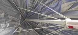 Пляжна парасолька з нахилом 200 см Umbrella Anti-UV ромашка Синій нейлон (SH779457) фото від покупців 7