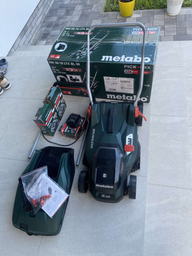 Аккумуляторная газонокосилка Metabo RM 36-18 LTX BL 36, 2 акб 5.2 Ah (601716650) фото от покупателей 1