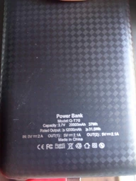 Повербанк умб 20000 mah со встроенными кабелями micro usb type c lightning Andowl Q-T70Х1 павербанк для телефона роутера устройств powerbank внешний портативный аккумулятор повербанки большой емкости бело зеленый