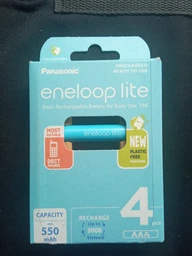 Акумулятори PANASONIC ENELOOP NI-MH Lite HR03/AAA 550 mAh 4 шт