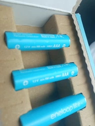 Акумулятори PANASONIC ENELOOP NI-MH Lite HR03/AAA 550 mAh 4 шт фото від покупців 4