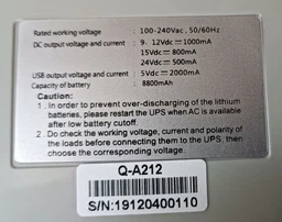 Ups бесперебойник для wi fi роутера и сетевого оборудования 9800 mah упс повербанк с автопереключением Andowl Q-UP800X1 мини юпс источник безперебойного питания интернет вай фай без света + powerbank ибп повышающий кабель переходник dc 5v 9v 12v 15v 24v фото от покупателей 5