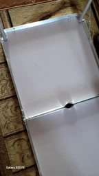 Раскладной стол чемодан с 4 стульями Ason Folding Table для пикника рыбалки дачи 120х60 см Синий (63026B) фото от покупателей 6