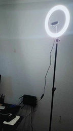 Кільцева лампа RGB.Штатив, тримач для телефону, пульт . Лампа бьюті, лампа блогера ,для стріму. студійне світло. (RGB33cmSht) фото від покупців 10