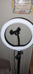 Кольцевая светодиодная Led лампа для блогера селфи фотографа визажиста D 26 см Ring