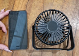 Вентилятор настольный USB Mini Fan XH-08 NR252DK29A фото от покупателей 3