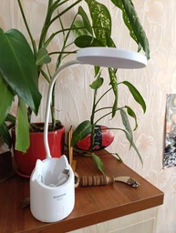 Настольная светодиодная лампа с аккумулятором Quantum TORINO QM-TL1010 4W 260lm 2300-5000K USB 5V фото от покупателей 17