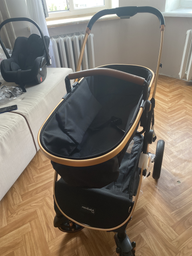 Универсальная коляска трансформер 3 в 1 Maxibaby IQ Blue (90_877)