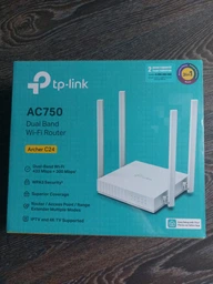 Маршрутизатор TP-LINK Archer C24 WiFi5/ AC750/ 100 Мбит/с фото от покупателей 1