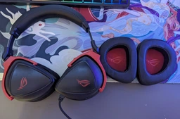 Гарнитура игрова Asus ROG Delta S Core полноразмерные наушники (90YH03JC-B1UA00) черно красные фото от покупателей 1