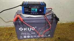 Зарядное устройство для автомобильного аккумулятора Foxsur 12V-24V 8A (подходит на свинцово-кислотные и гелиевые АКБ) Синий FBC122408D фото от покупателей 9