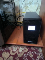 Блок безперебійного живлення EnerGenie EG-UPS-036 (LCD дисплей, USB порт, 3000VA, серія Pro, чорний колір) фото от покупателей 7